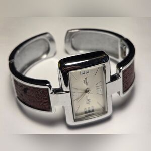 MT Silver and Brown Women's Watch